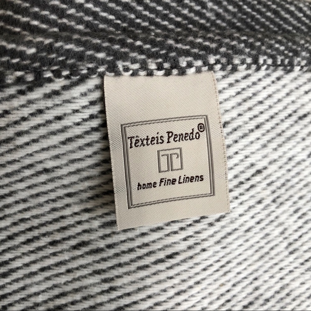 Texteis Penedo Fine Linen Bohemian Throw Blanket - Picture 6 of 8